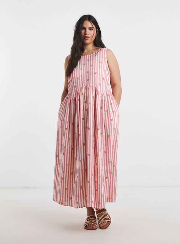 SIMPLY BE Apron Midi Dress 18